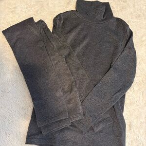 Men's Gray Turtleneck Sweater